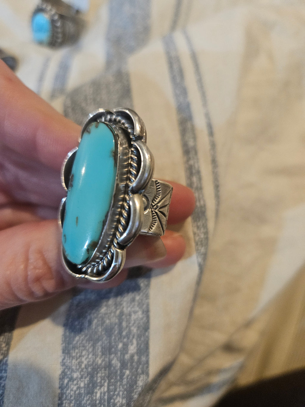 Heavy Turquoise Ring
