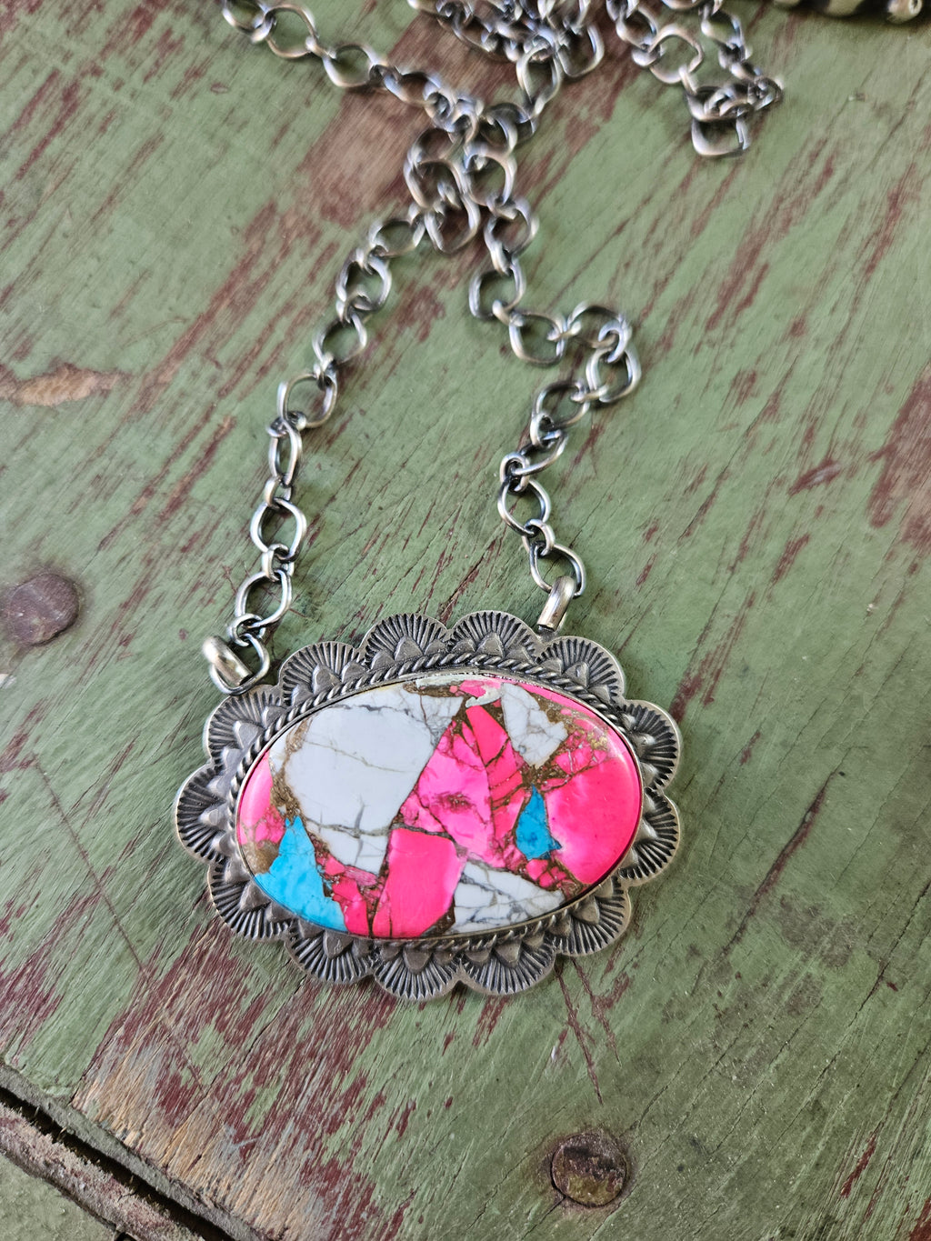Pink Cotton Candy Necklace #2 SALE