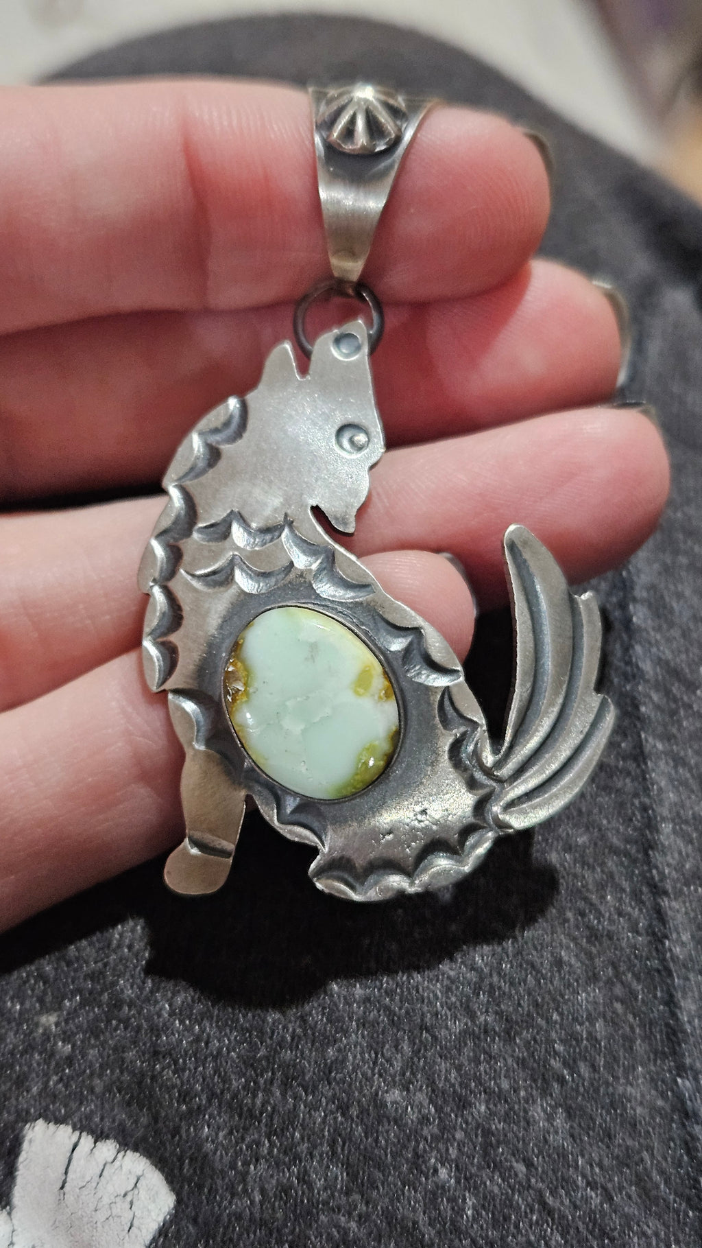 Chimney Butte Palomino Coyote Wolf Pendant