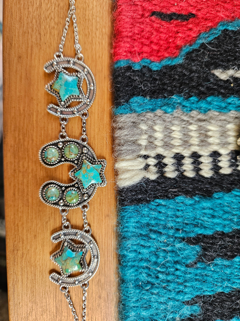 Turquoise Horseshoe Link Bracelet