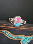 Pink Cotton Candy Cuff
