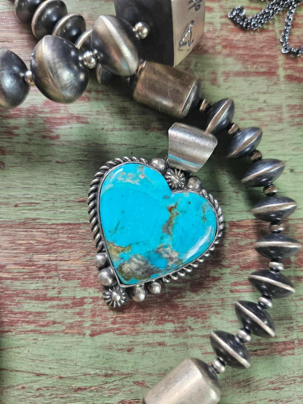 Turquoise Heart Pendant