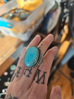 Heavy Turquoise Men's Ring