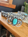 Chimney Butte Blue Sonoran Turquoise Cuff
