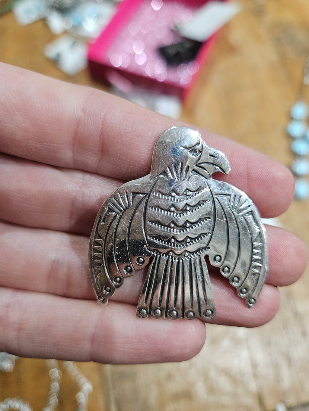 Sterling Thunderbird Pin