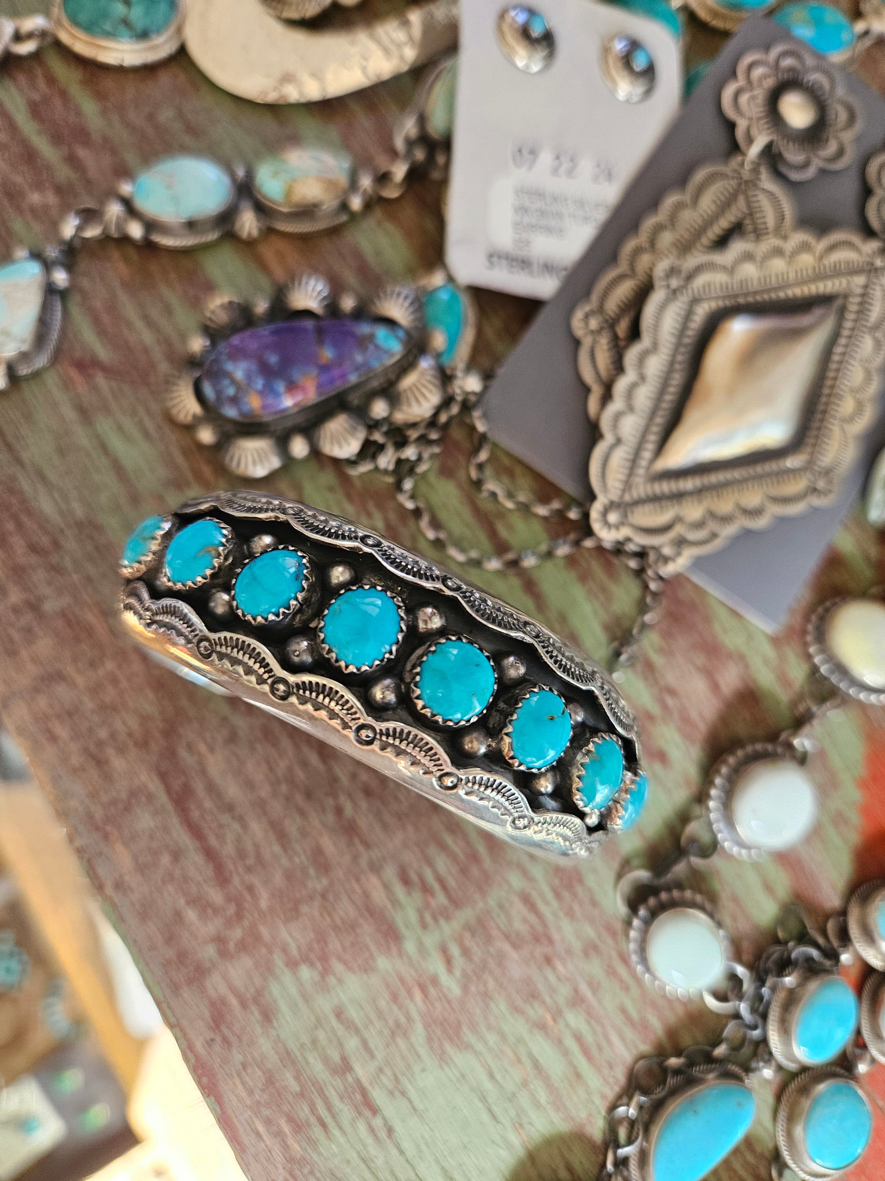 Turquoise Shadowbox Cuff