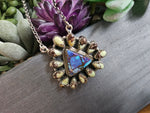 Purple Mojave Cluster Necklace SALE