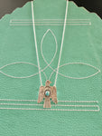 Turquoise Thunderbird Necklace SALE