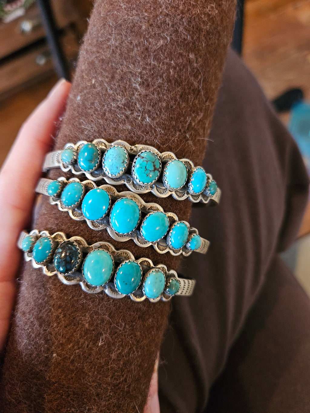 Turquoise Stackers- your choice