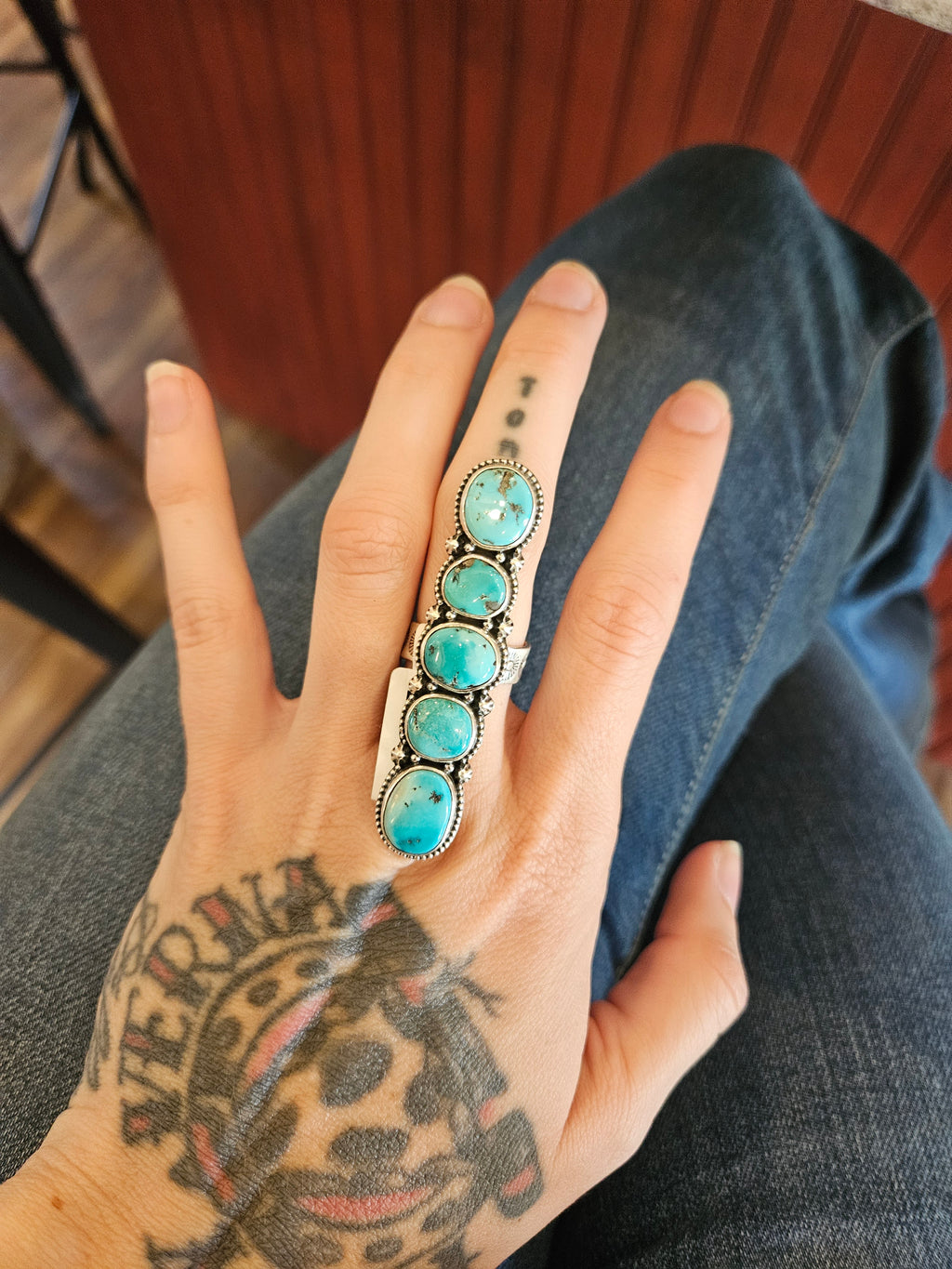 Turquoise Totem Ring