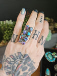 Purple Mojave Cluster Ring
