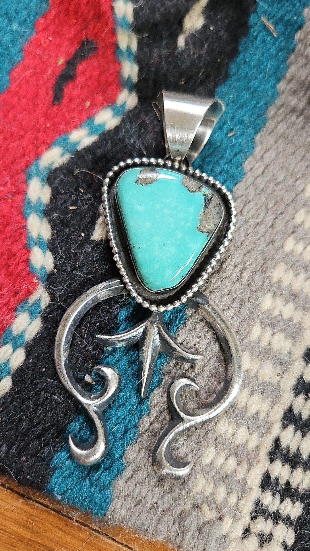 Turquoise Naja Pendant by Chimney Butte