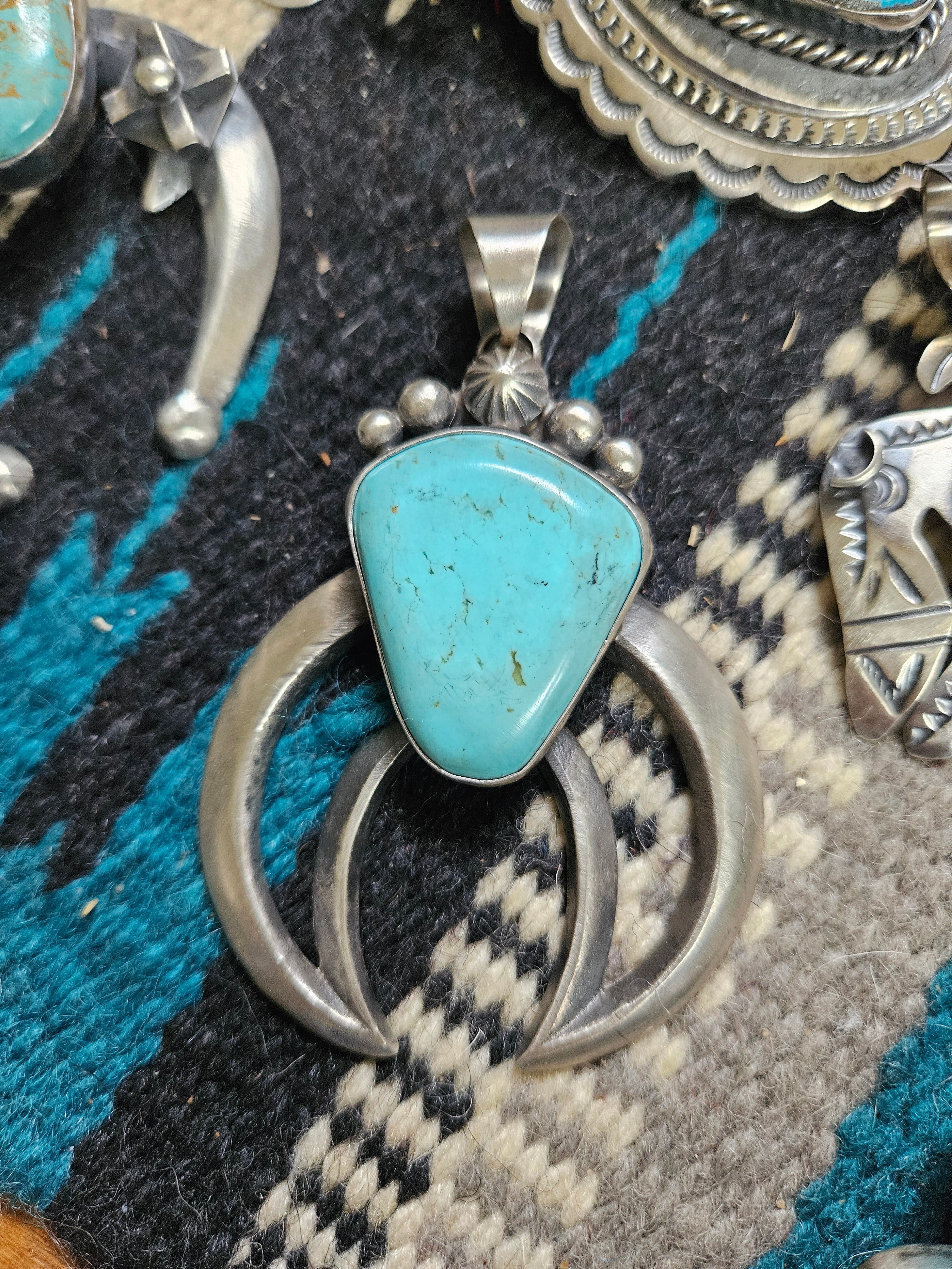 Turquoise Naja Pendant