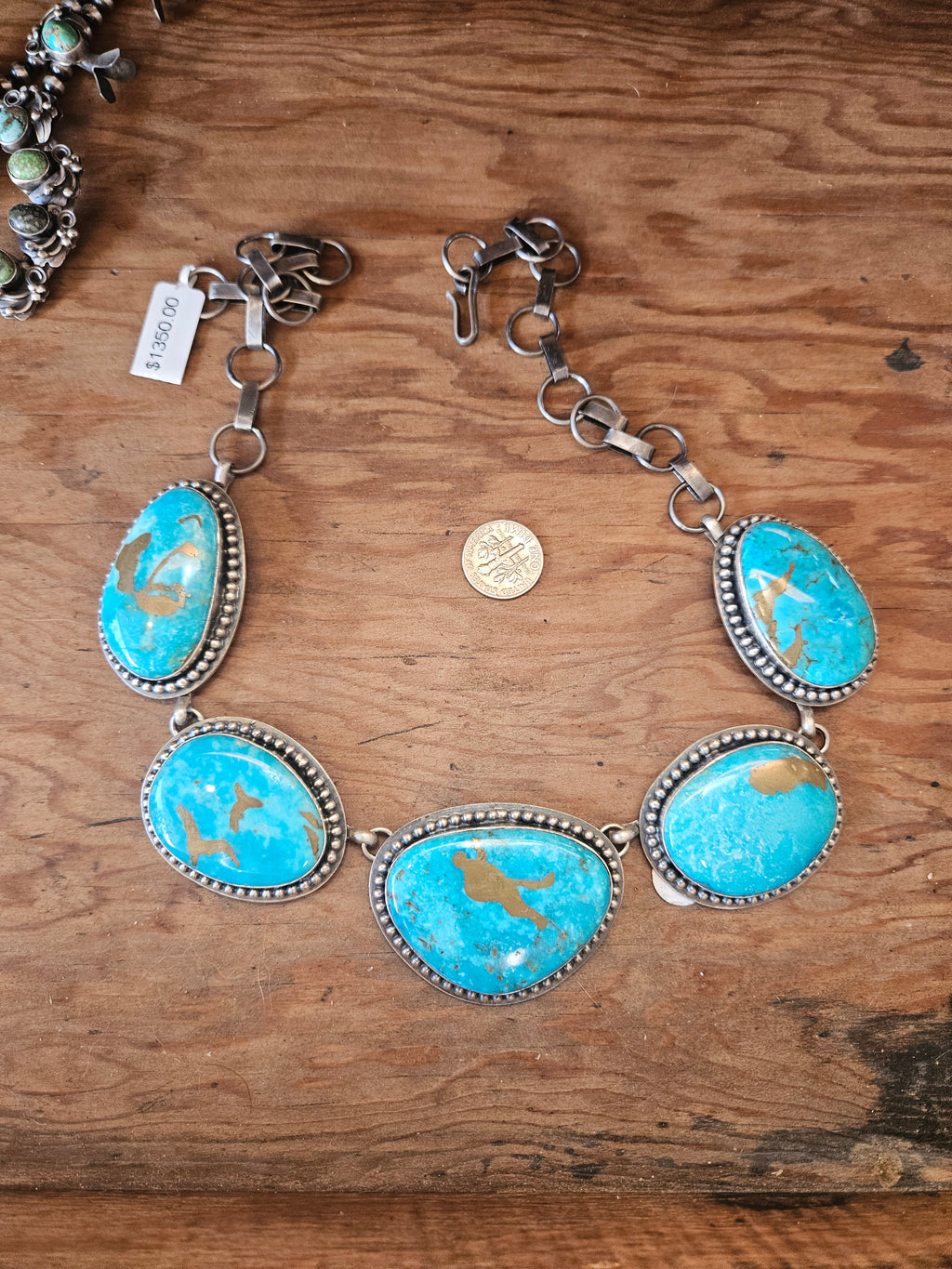 Turquoise Statement Necklace SALE