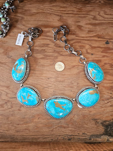 Turquoise Statement Necklace SALE