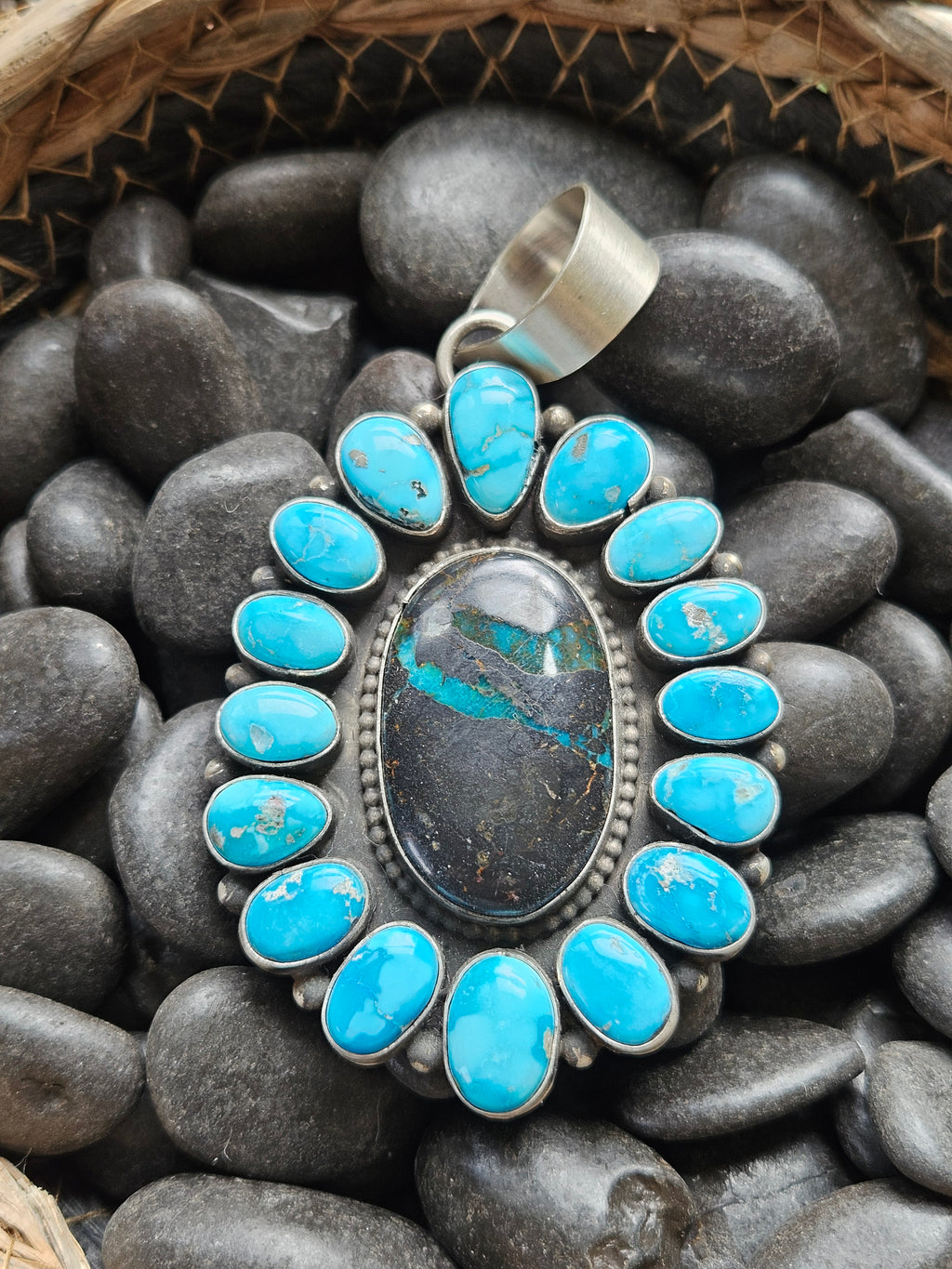 Blue Moon Statement Pendant