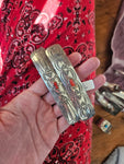 Coral Sterling Barrette