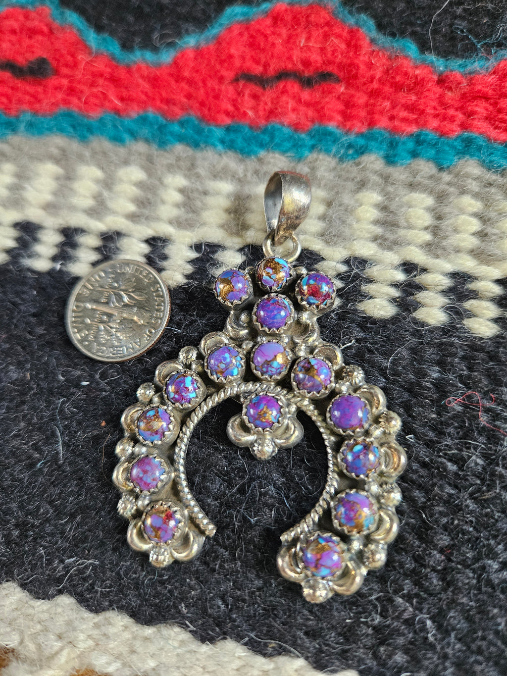 Purple Mojave Naja Pendant