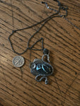 Sterling Snake Necklace She Who is Brave is Free