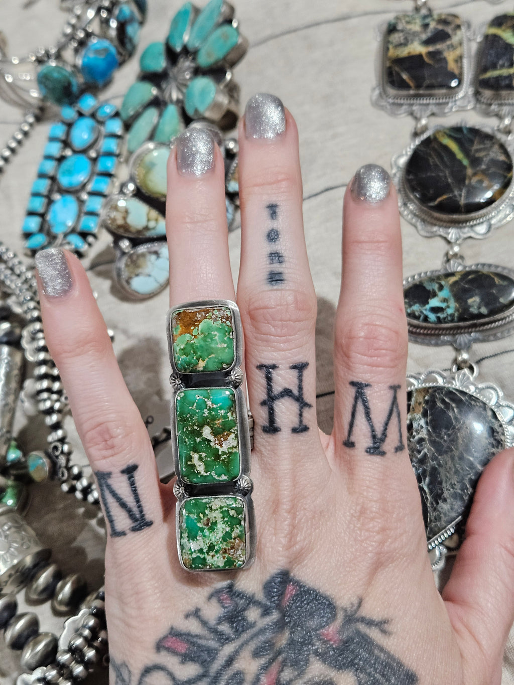Sonoran Gold Totem Statement Ring