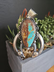 THICK Number 8 Turquoise Naja Pendant SALE