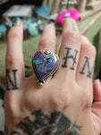 Purple Mojave Heart Ring