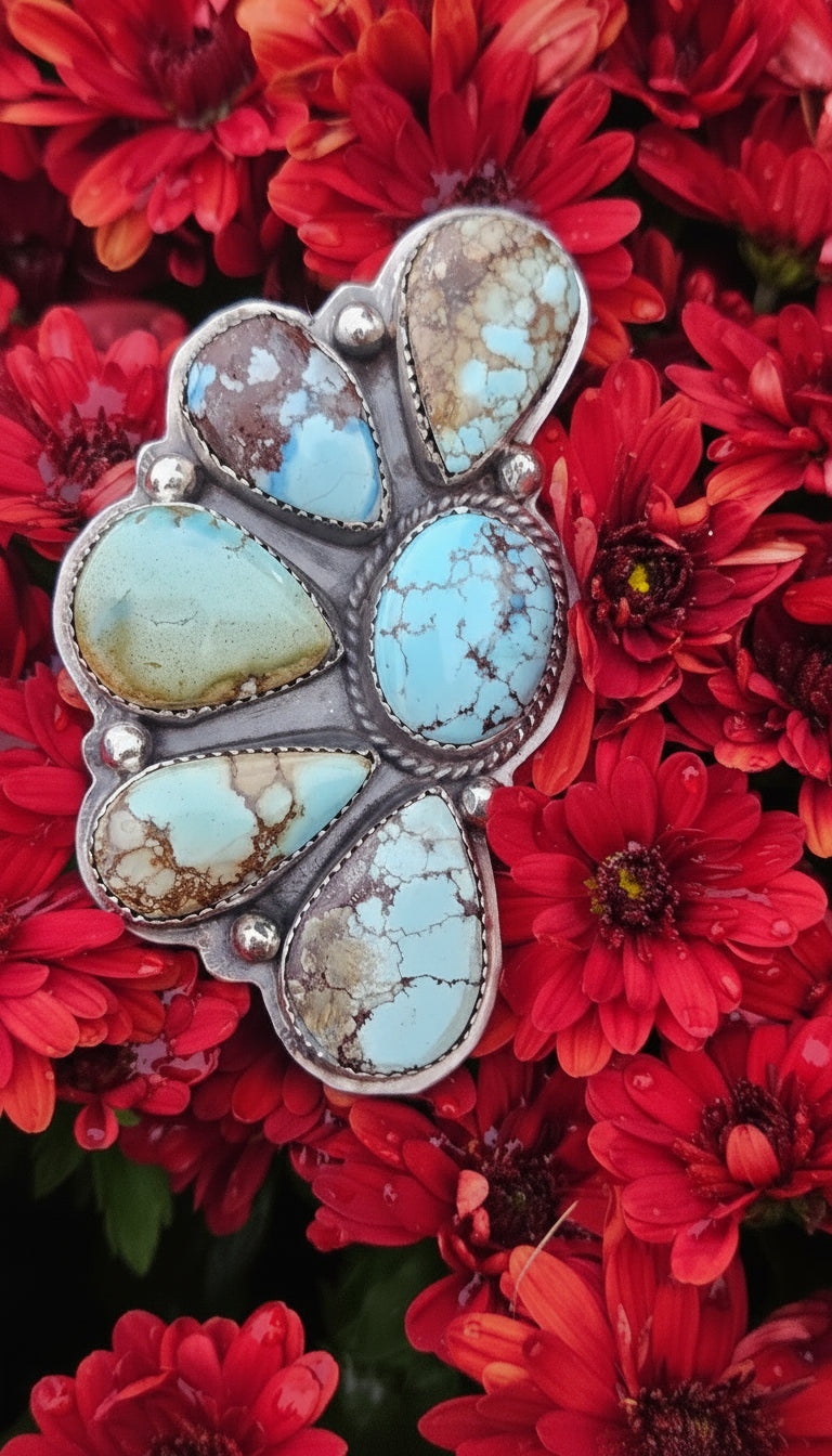 Huge Golden Hills Statement Ring