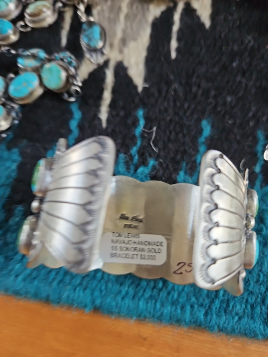 Sonoran Gold Turquoise Cluster Statement Cuff SALE