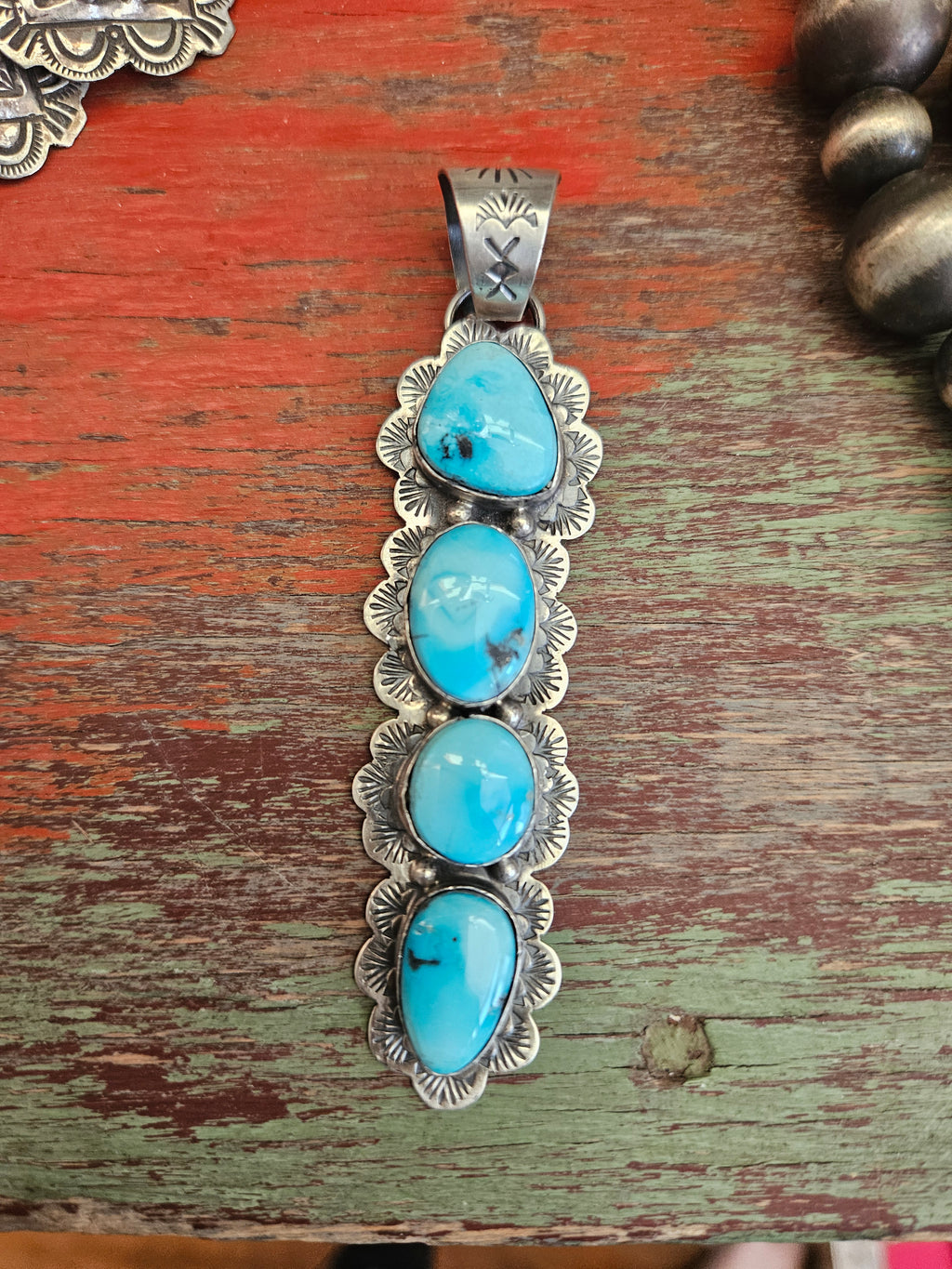 Turquoise Totem Pendant