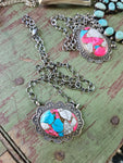 Pink Cotton Candy Necklace #3 SALE