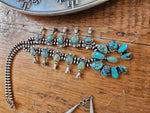Turquoise Squash Blossom Necklace
