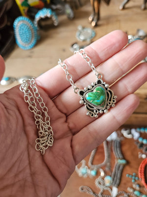 Sonoran Gold Heart Necklace