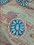 Turquoise Cluster Pendant