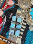 Golden Hills Turquoise Rectangle Pendant