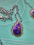 Purple Haze Concho Necklace #3 SALE