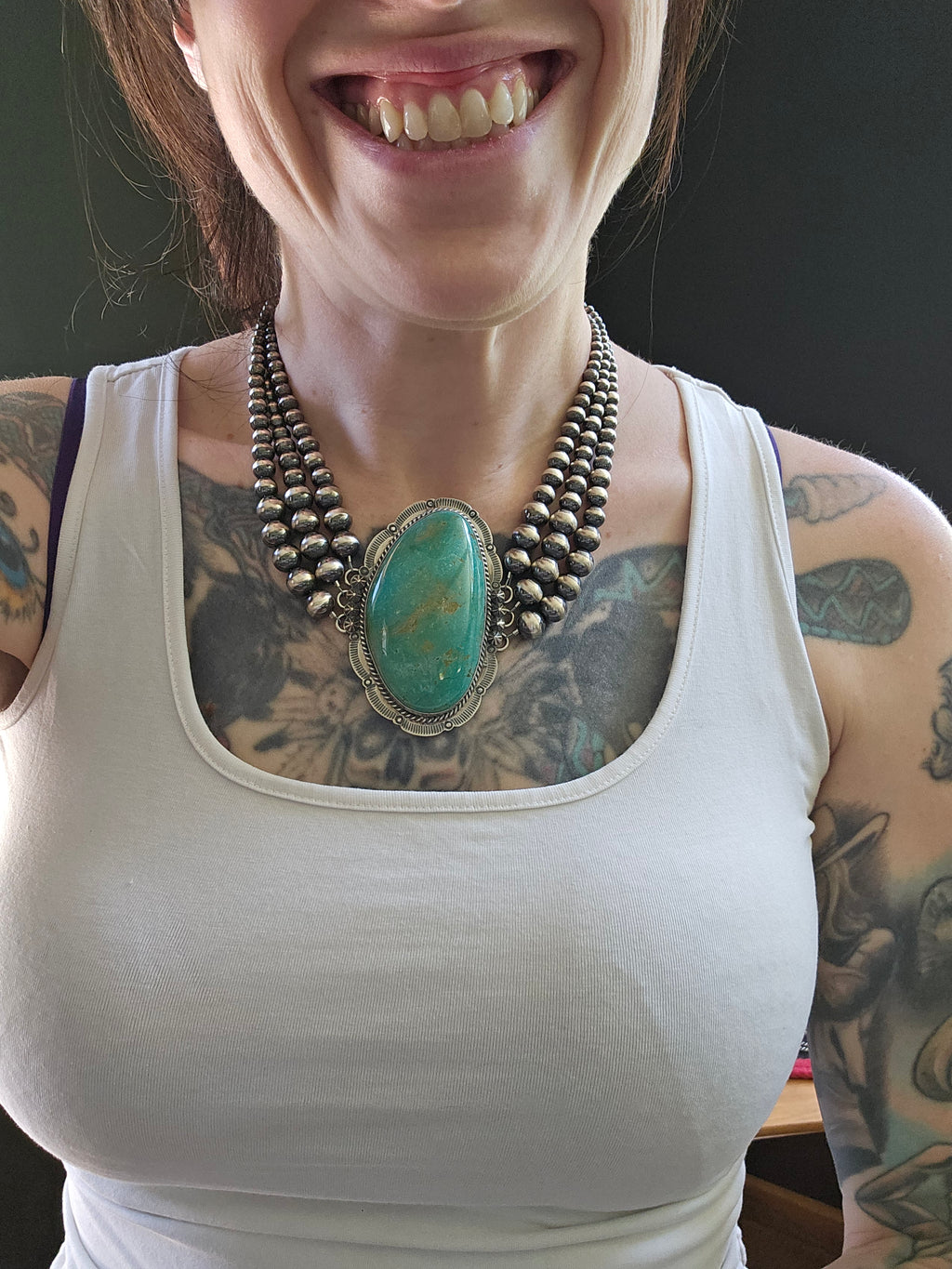 GORGEOUS Turquoise Choker Necklace