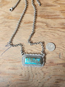 Turquoise Bar Necklace SALE