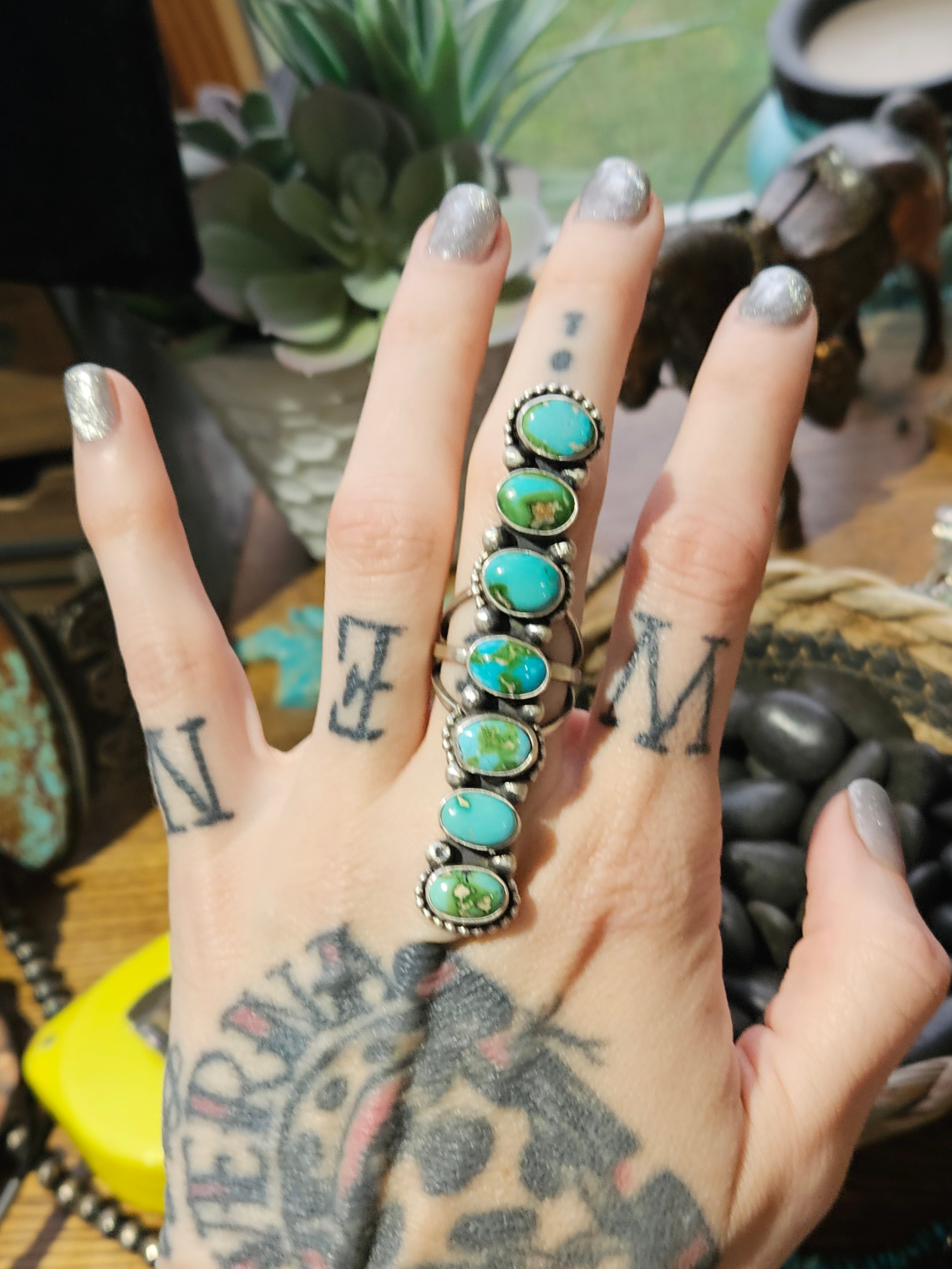 Sonoran Gold 7 Stone Statement Ring SALE