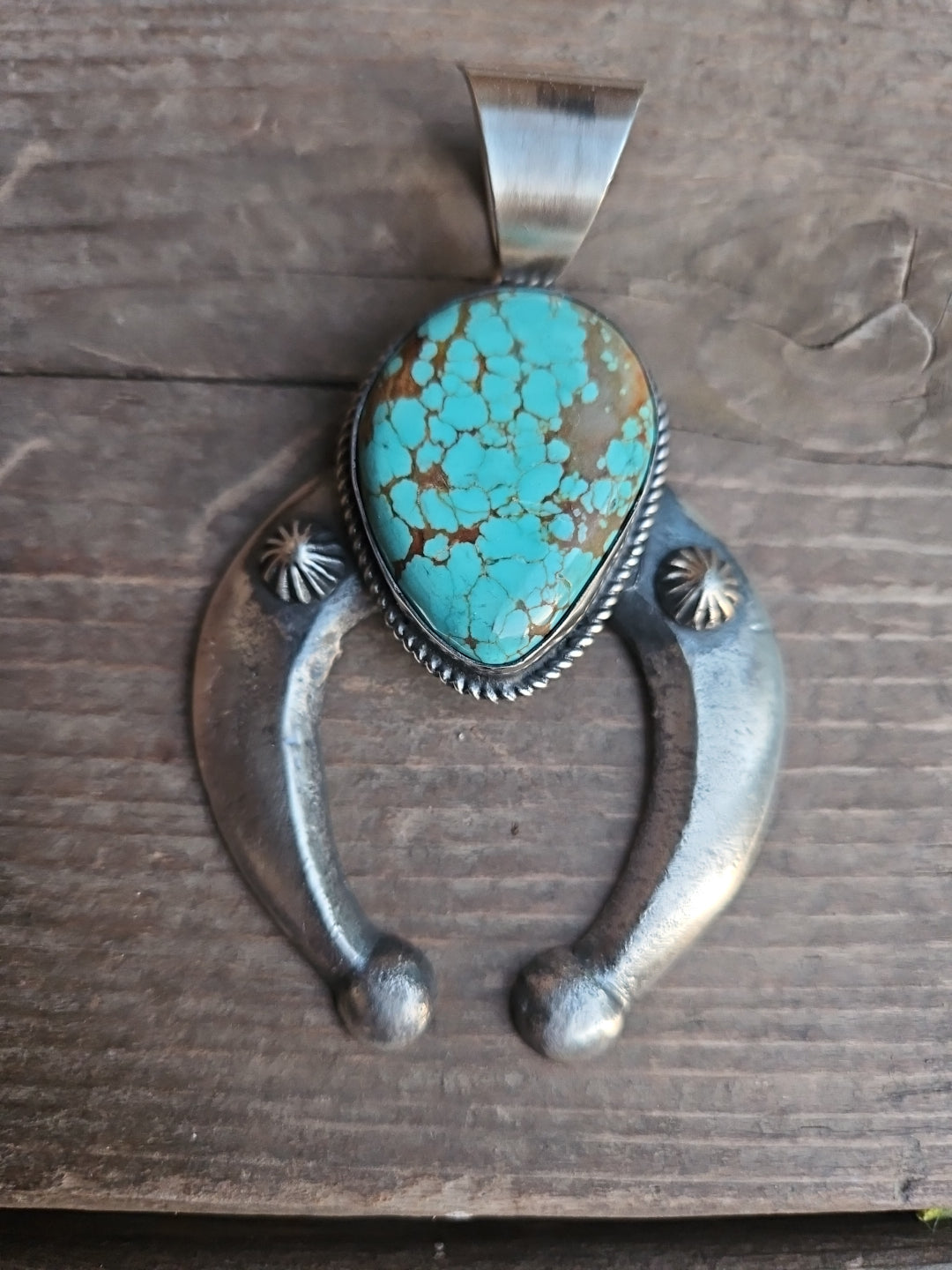 Chimney Butte Number 8 Turquoise Statement Naja