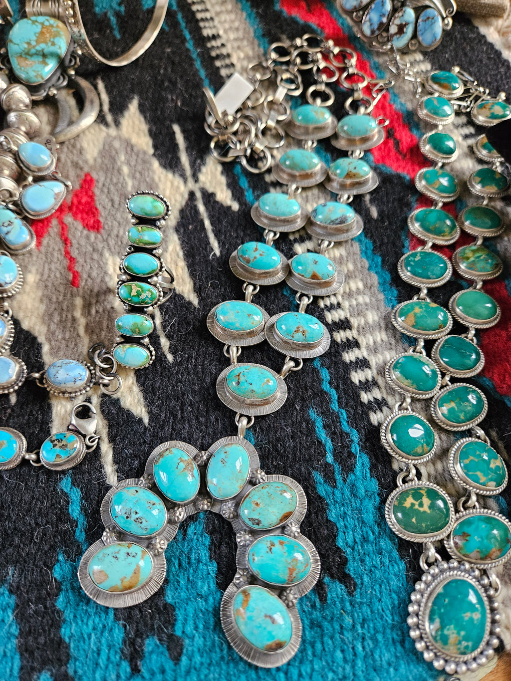 Turquoise Squash Blossom Necklace SALE
