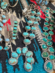Turquoise Squash Blossom Necklace SALE