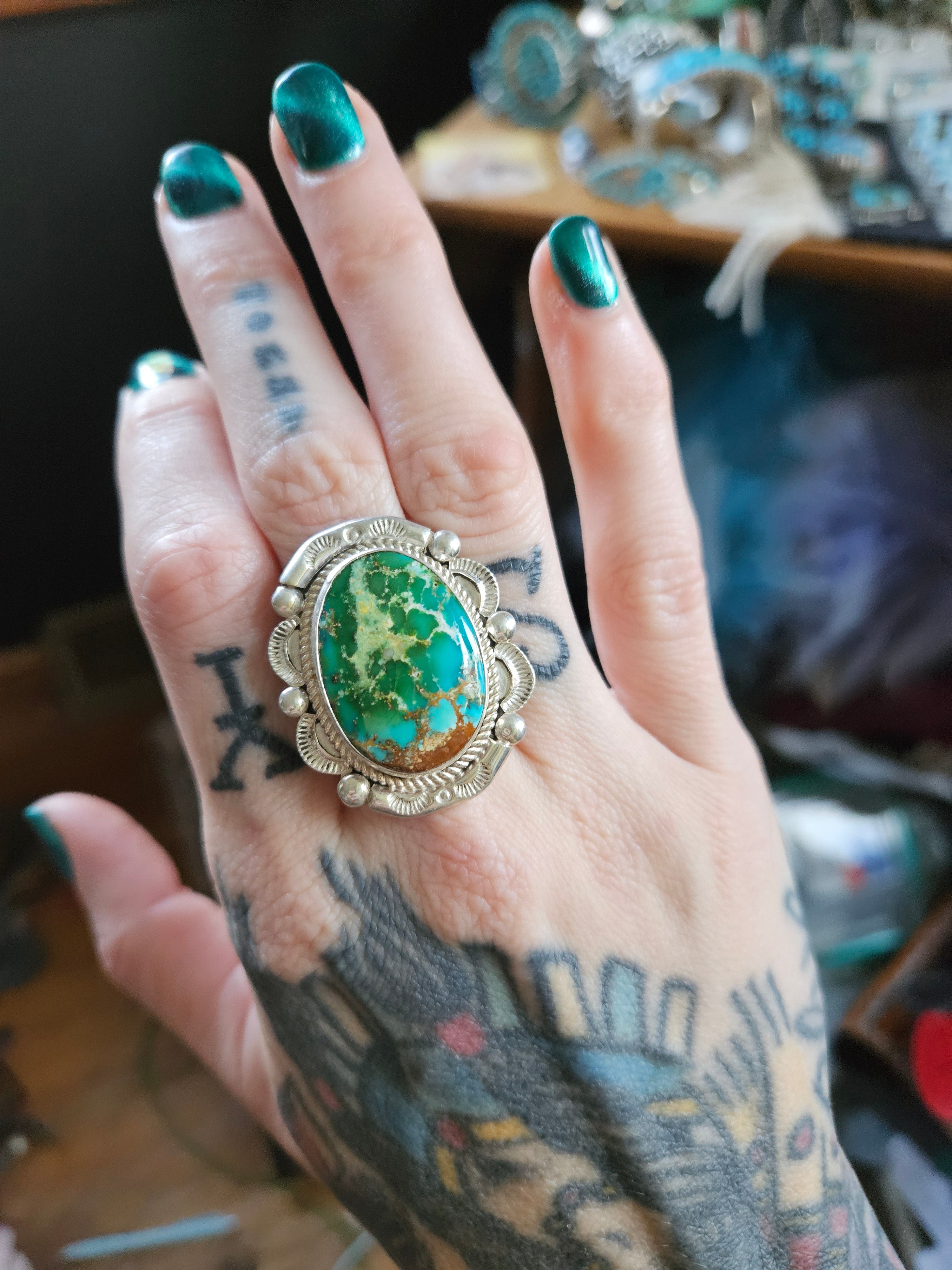 Sonoran Gold Turquoise Ring