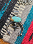 Number 8 Turquoise Naja Pendant