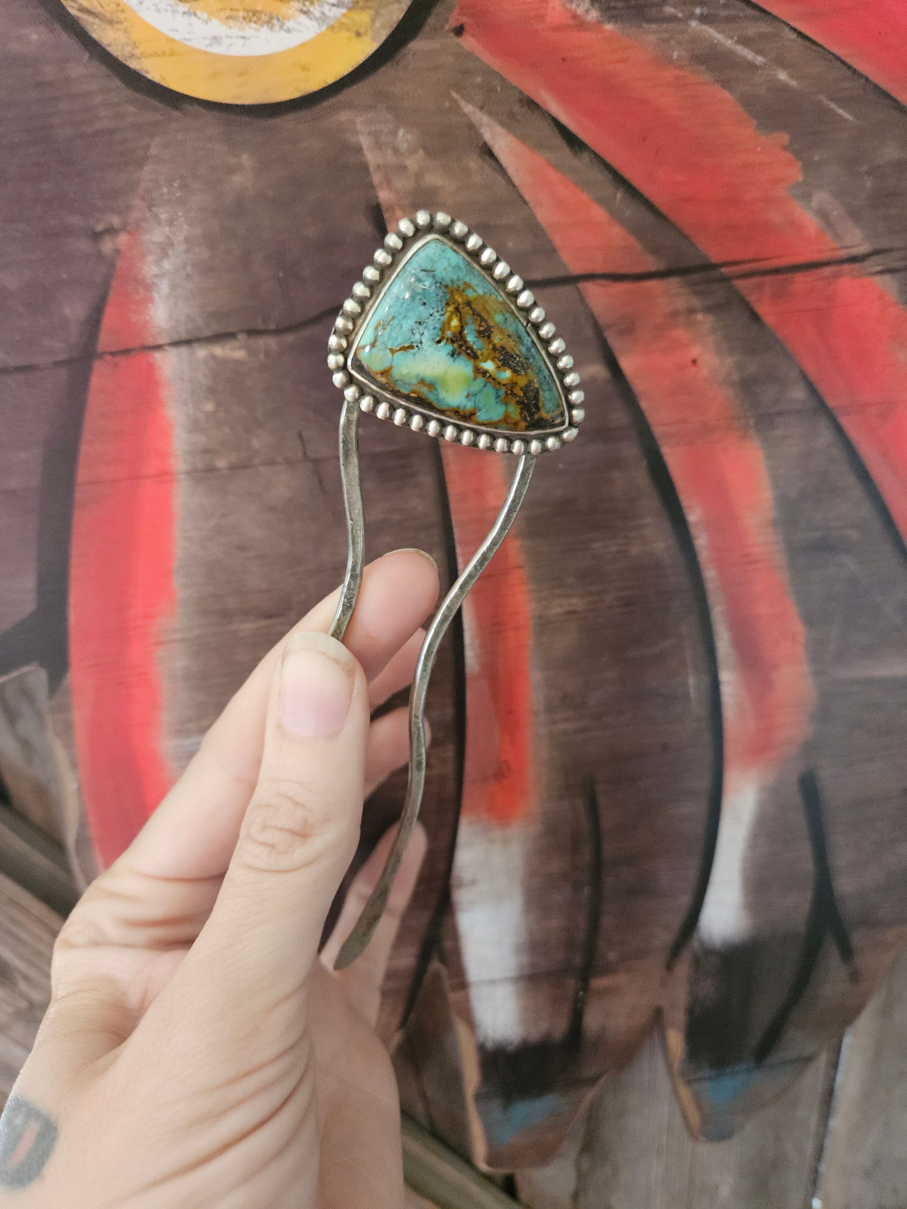 Turquoise Hair Fork