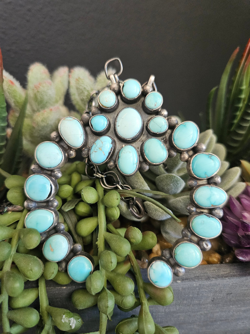 BIG Turquoise Naja Necklace