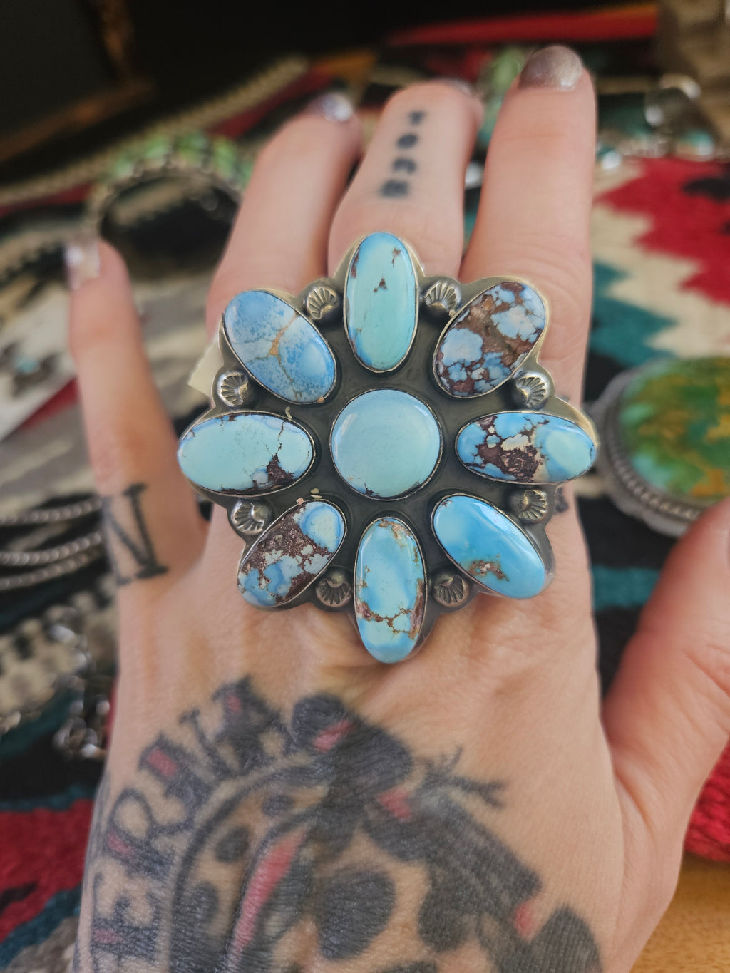 Golden Hills Cluster Ring SALE