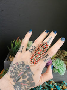 Coral Cluster Ring SALE