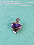 Purple Haze Dahlia Pendant
