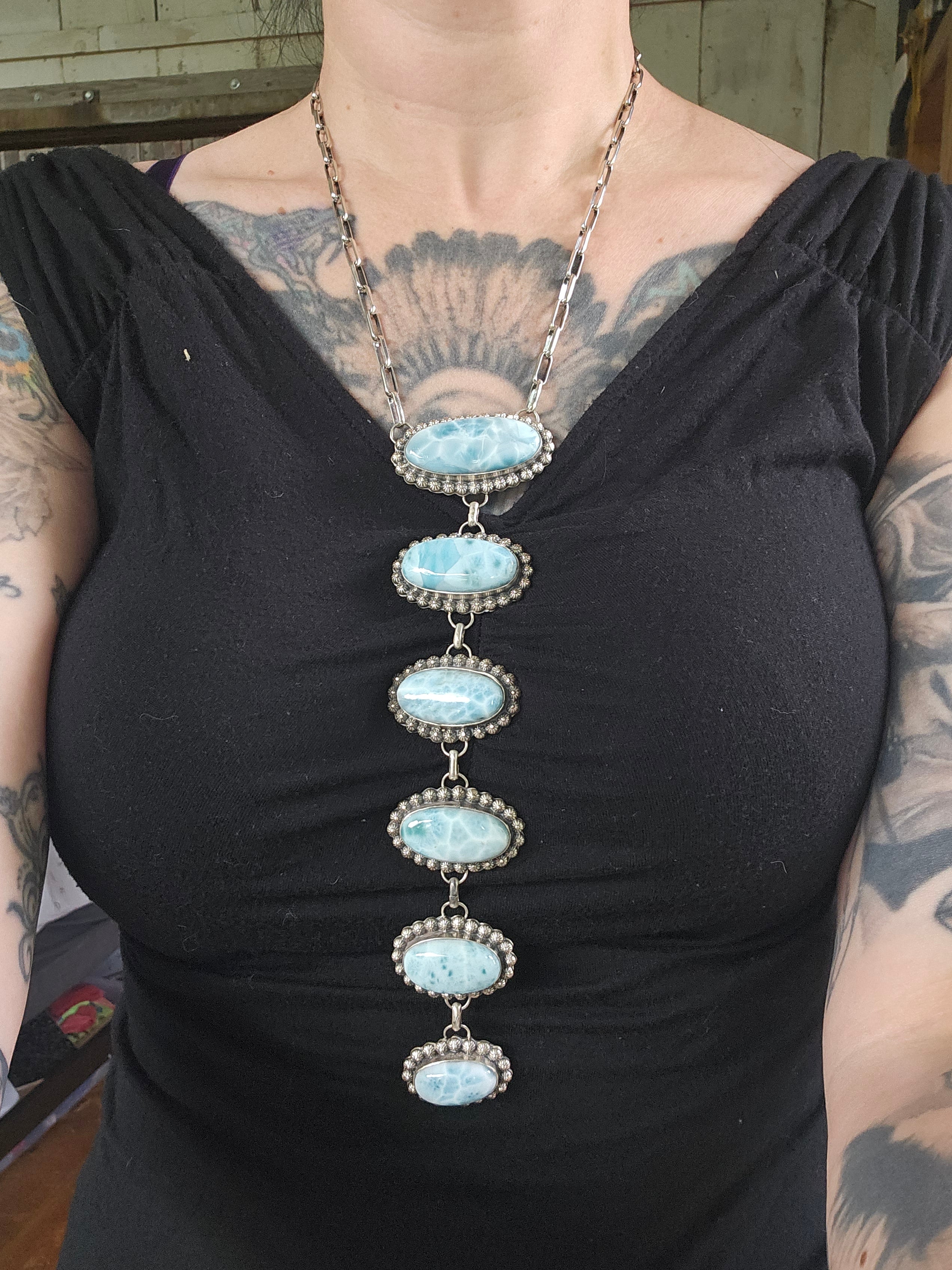 Larimar Statement Lariat