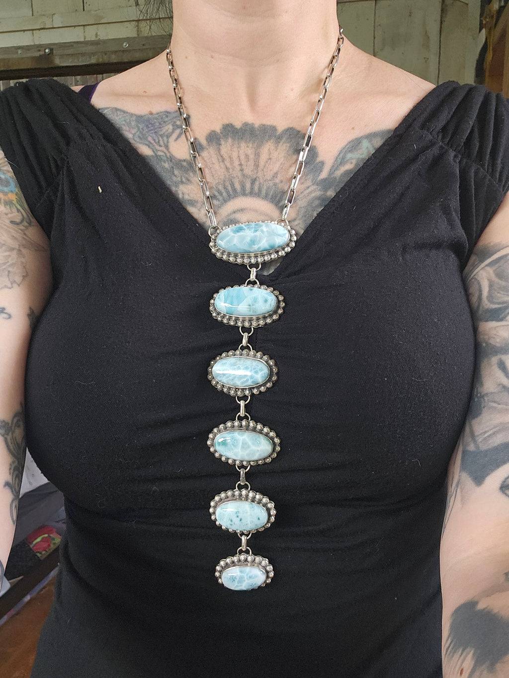 Larimar Statement Lariat